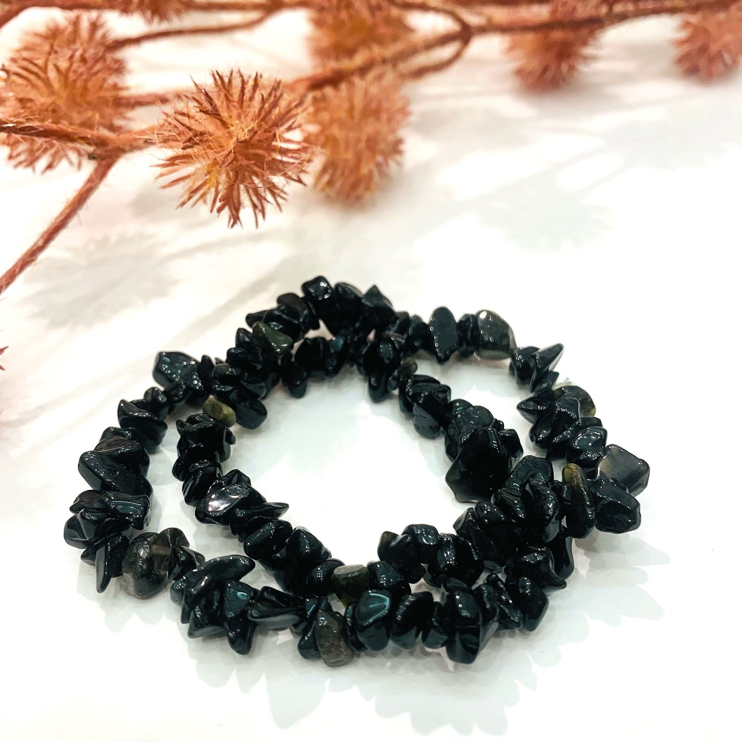 CHAKRA CHIPS ~ Bracciale in chips QUARZO ~ Nirvana Stones