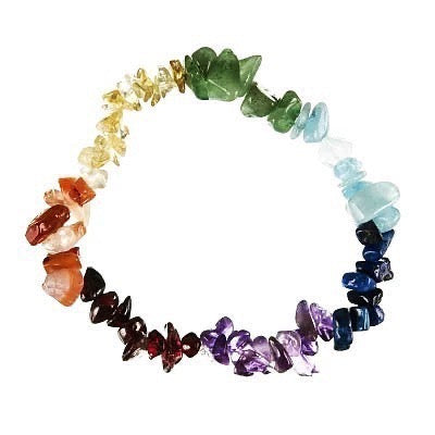 CHAKRA CHIPS ~ Bracciale in chips QUARZO ~ Nirvana Stones