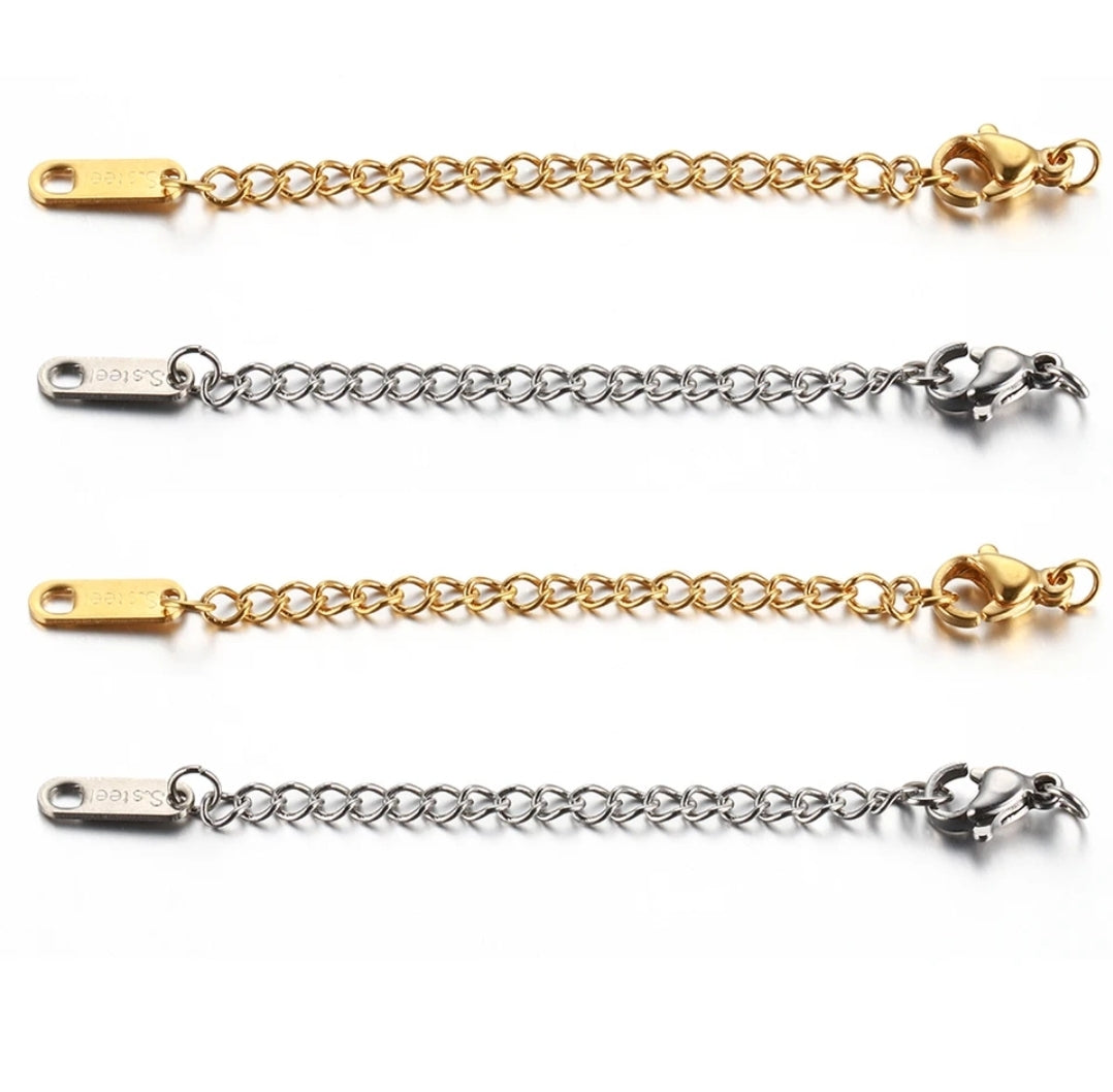Allungamento catenina ACCIAIO INOSSIDABILE per collana ~ Bracciale ~ Cavigliera