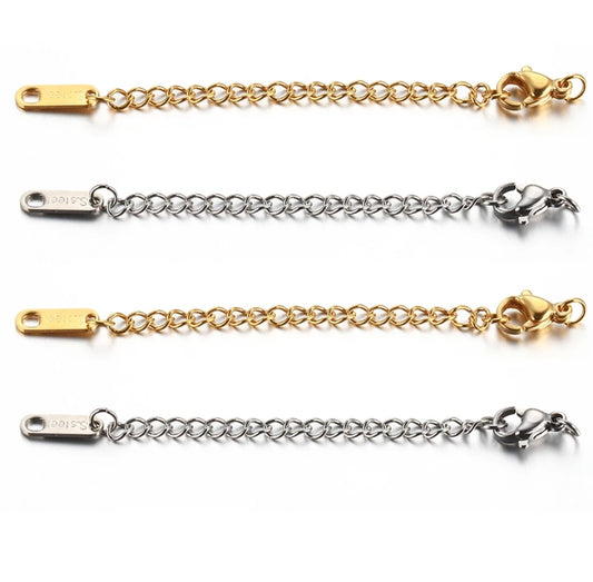 Allungamento catenina ACCIAIO INOSSIDABILE per collana ~ Bracciale ~ Cavigliera