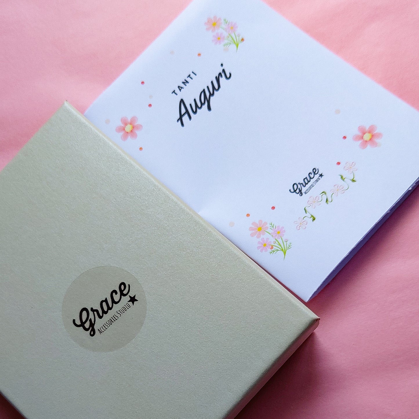 BIGLIETTINO Regalo personalizzato "GRACE STUDIO"