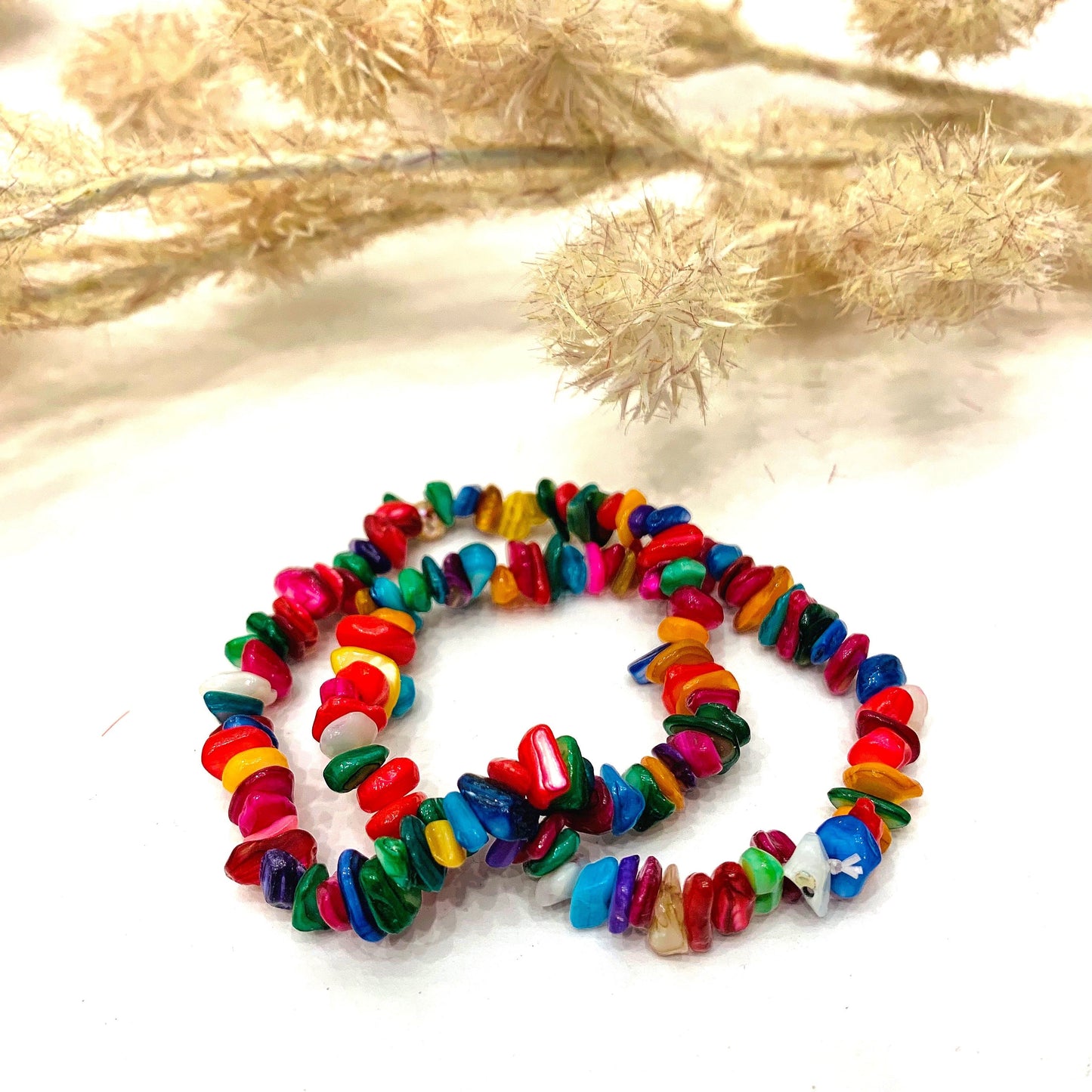 CHAKRA CHIPS ~ Bracciale in chips QUARZO ~ Nirvana Stones