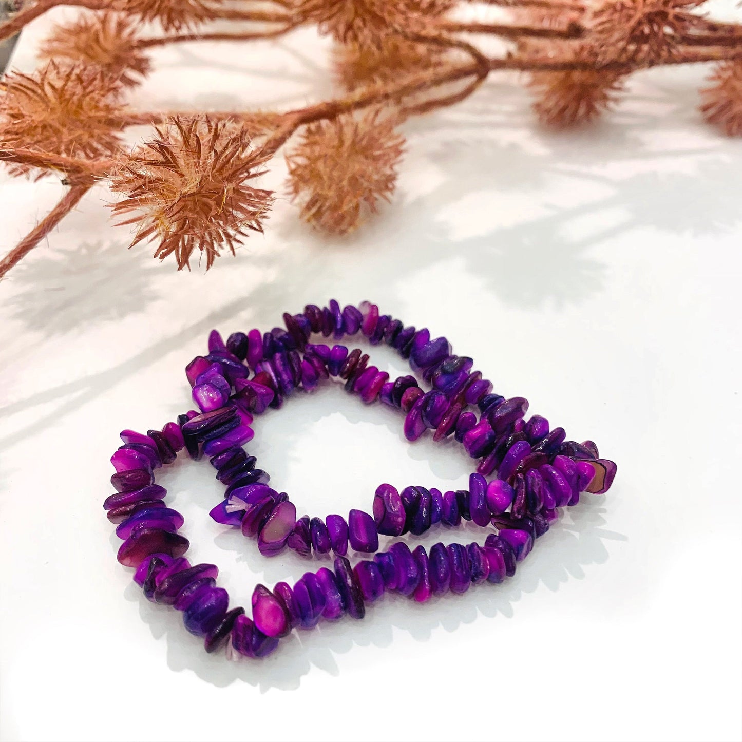 CHAKRA CHIPS ~ Bracciale in chips QUARZO ~ Nirvana Stones