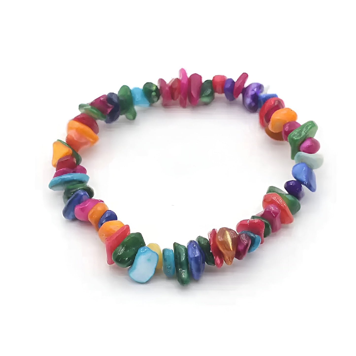 CHAKRA CHIPS ~ Bracciale in chips QUARZO ~ Nirvana Stones