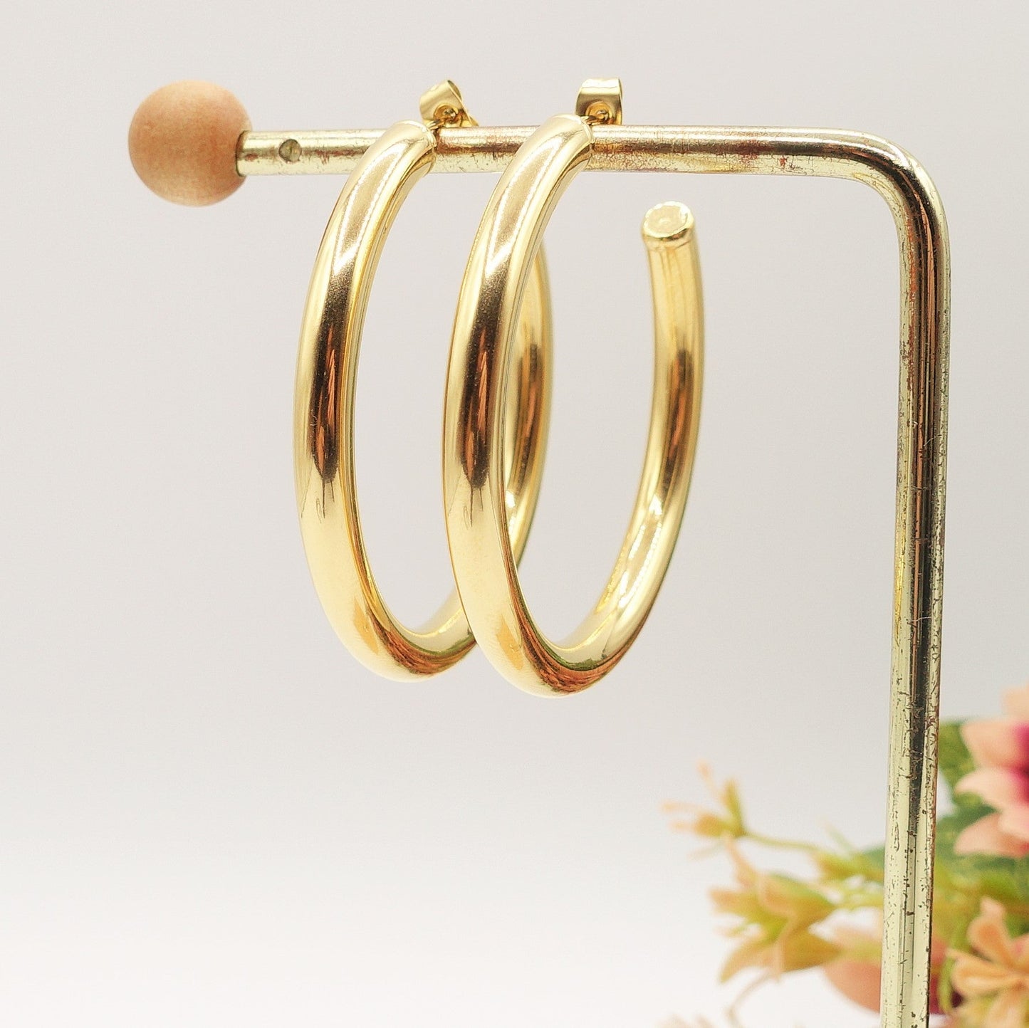 DAKOTA - ACCIAIO INOSSIDABILE - orecchini big hoops a cerchio