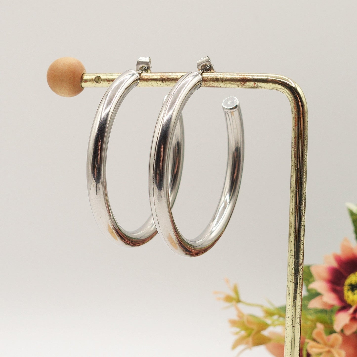 DAKOTA - ACCIAIO INOSSIDABILE - orecchini big hoops a cerchio
