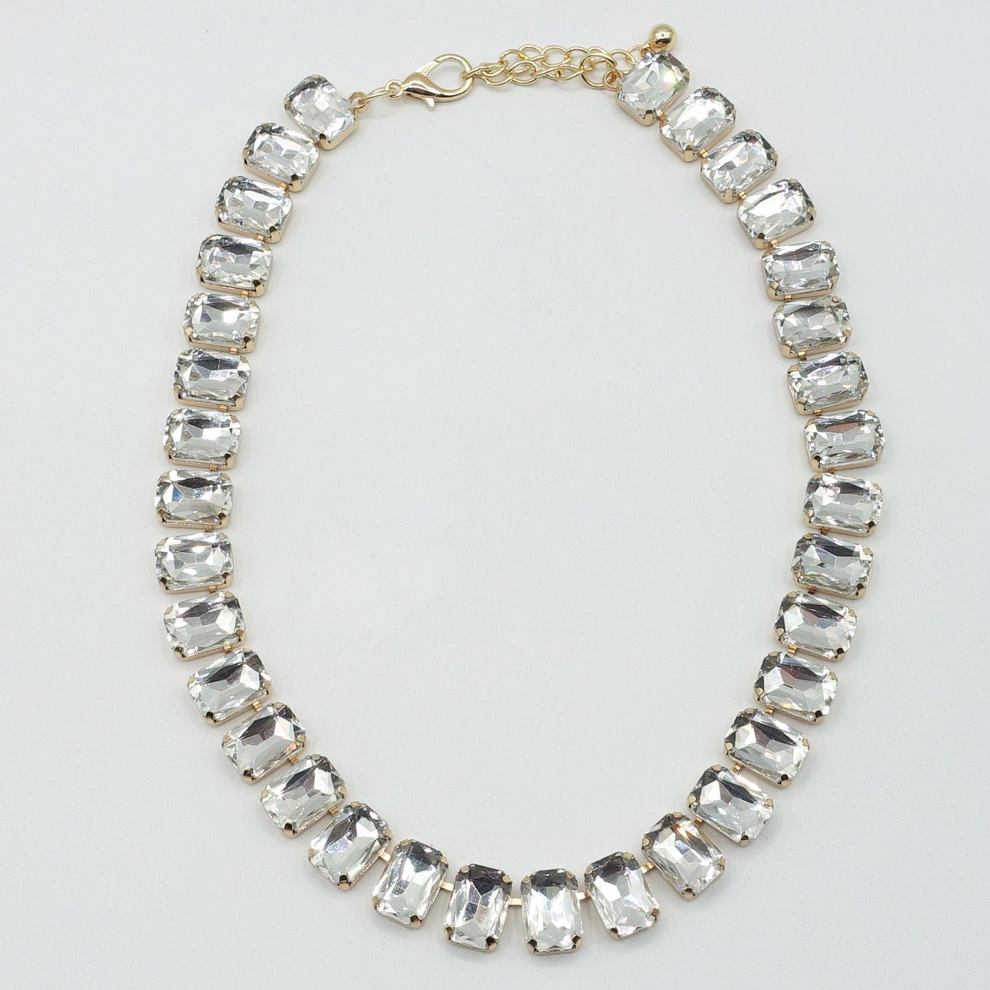 MARGOT - ACCIAIO inossidabile- collier con pietre sfaccettate