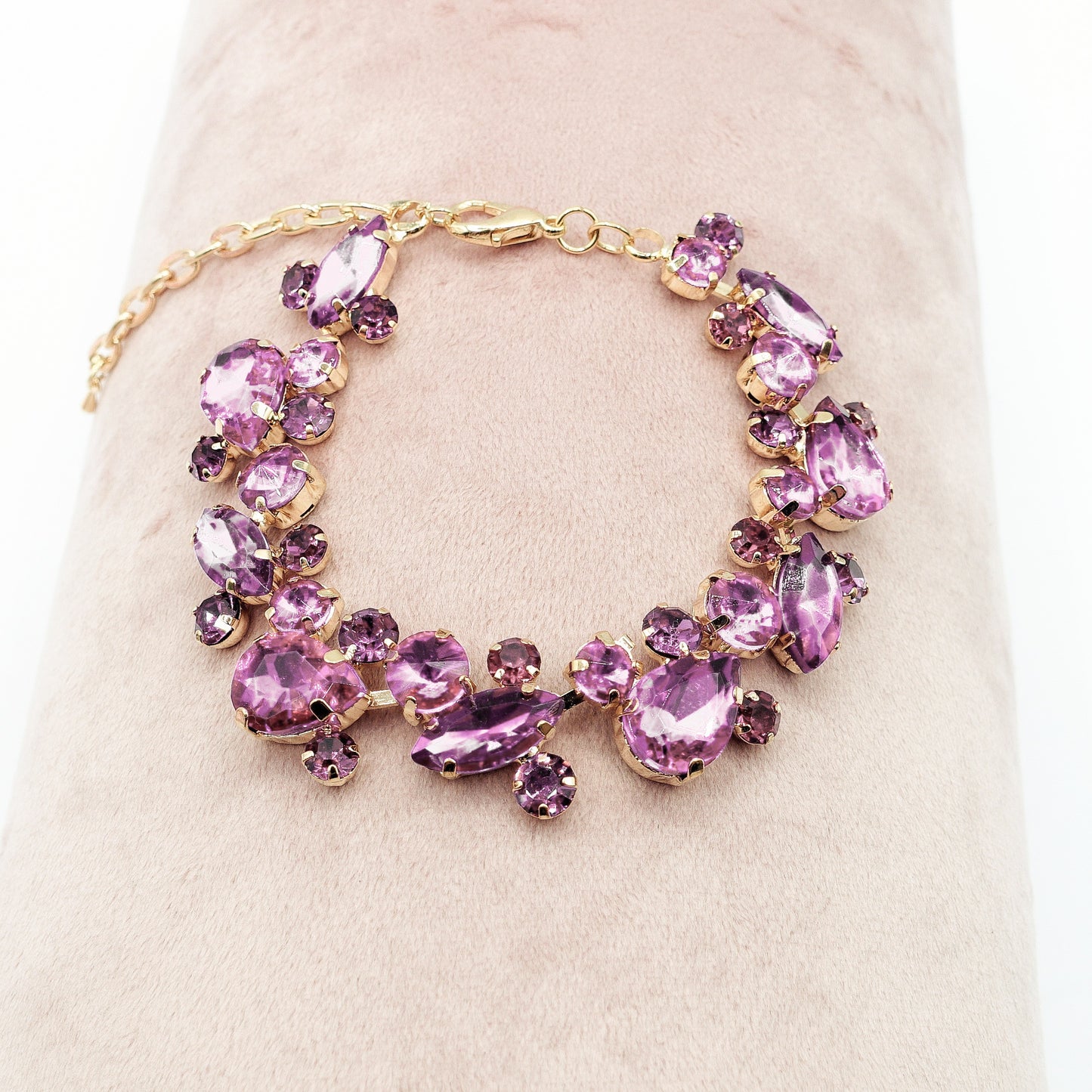 OPHELIA ~ Bracciale con pietre sfaccettate LUCE COLLECTION