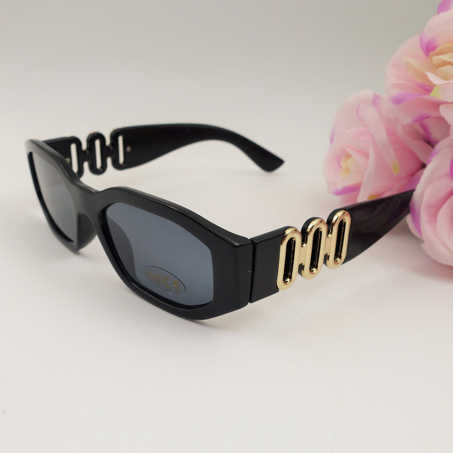 LEXIE - Occhiali da sole con dettagli gold - UV400 con custodia