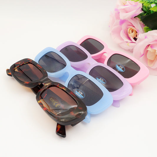 RUTH - Occhiali da sole rettangolare UV400 con custodia