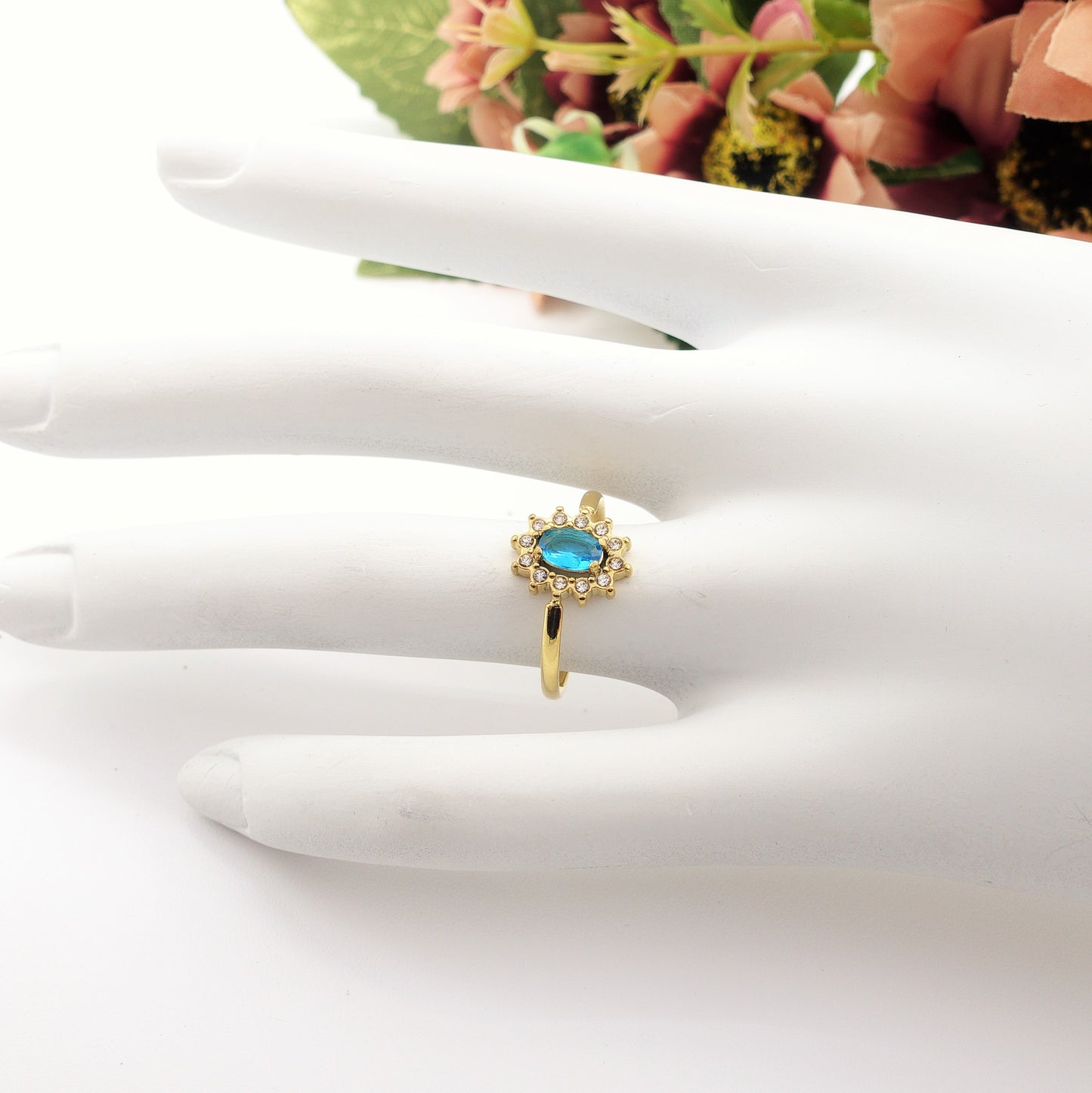 KATE ~ Anello in ACCIAIO INOSSIDABILE con Cubic ZIRCONIA