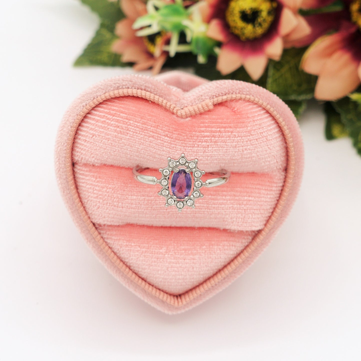 KATE ~ Anello in ACCIAIO INOSSIDABILE con Cubic ZIRCONIA