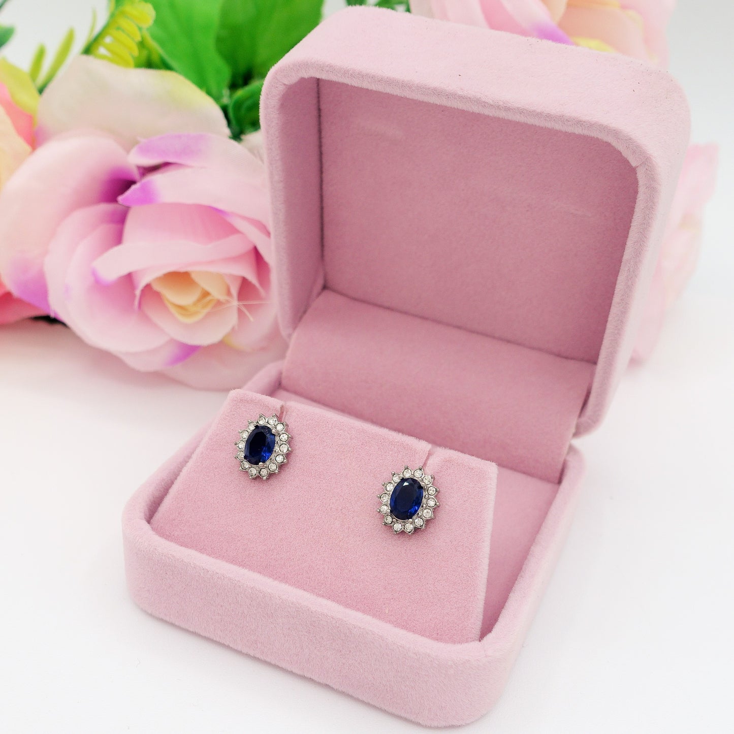 KATE STUDS - ACCIAIO INOSSIDABILE ~ Paio Orecchini a lobo con cubic zirconia
