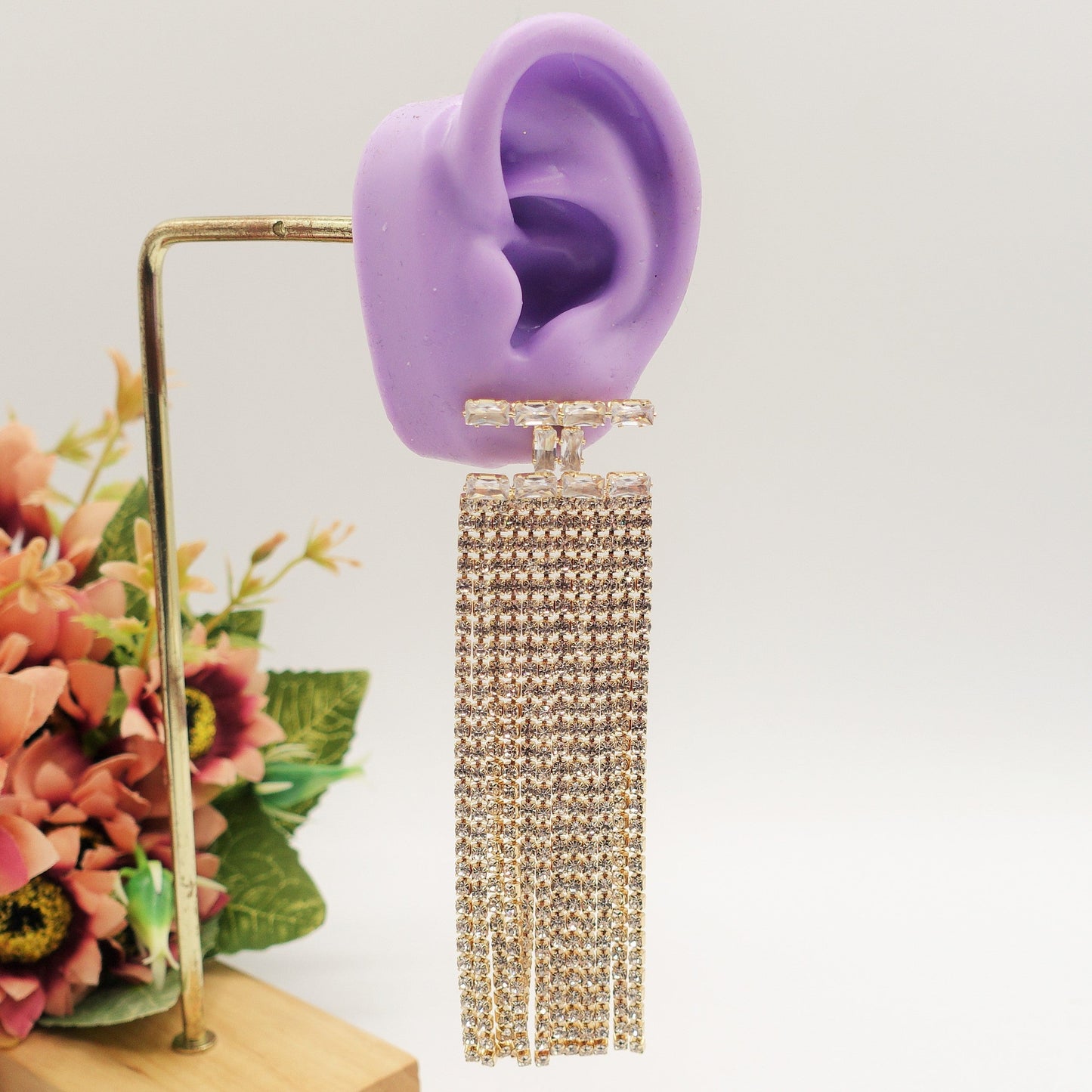 STELLA ~ Orecchini a cascata in Cubic Zirconia