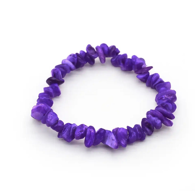 CHAKRA CHIPS ~ Bracciale in chips QUARZO ~ Nirvana Stones