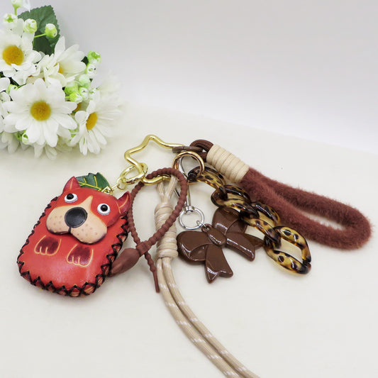 FLUFFY BOW - PORTACHIAVI CHARMS PER BORSA