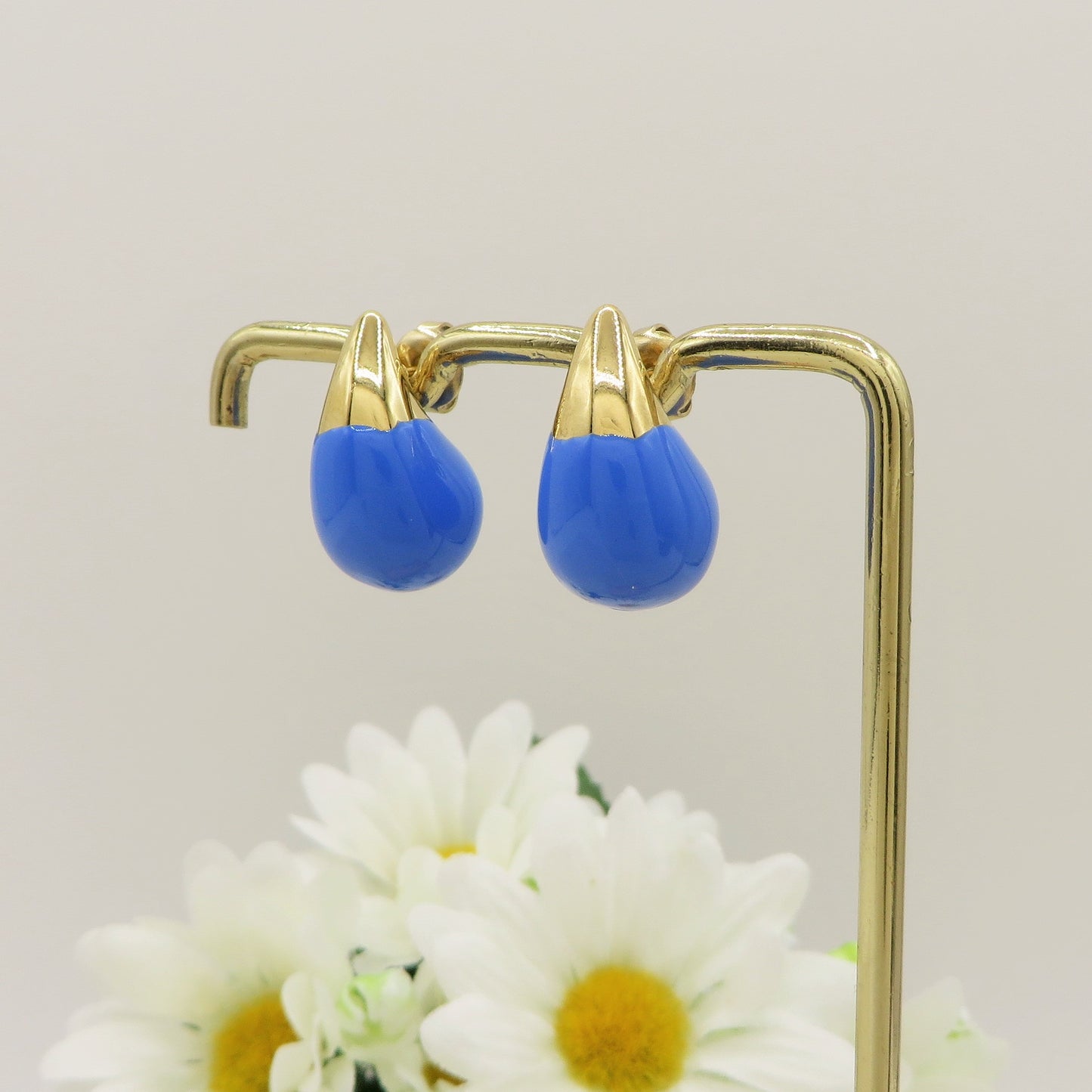 DROP SPRING COLOURS XS 2cm - ACCIAIO inossidabile ~ PAIO Orecchini goccia bombe' smaltati