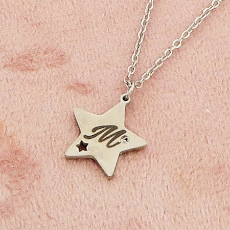 Collana Stellina - PERSONALIZZAMI ~ Collana in acciaio inossidabile + INCISIONE PERSONALIZZATA