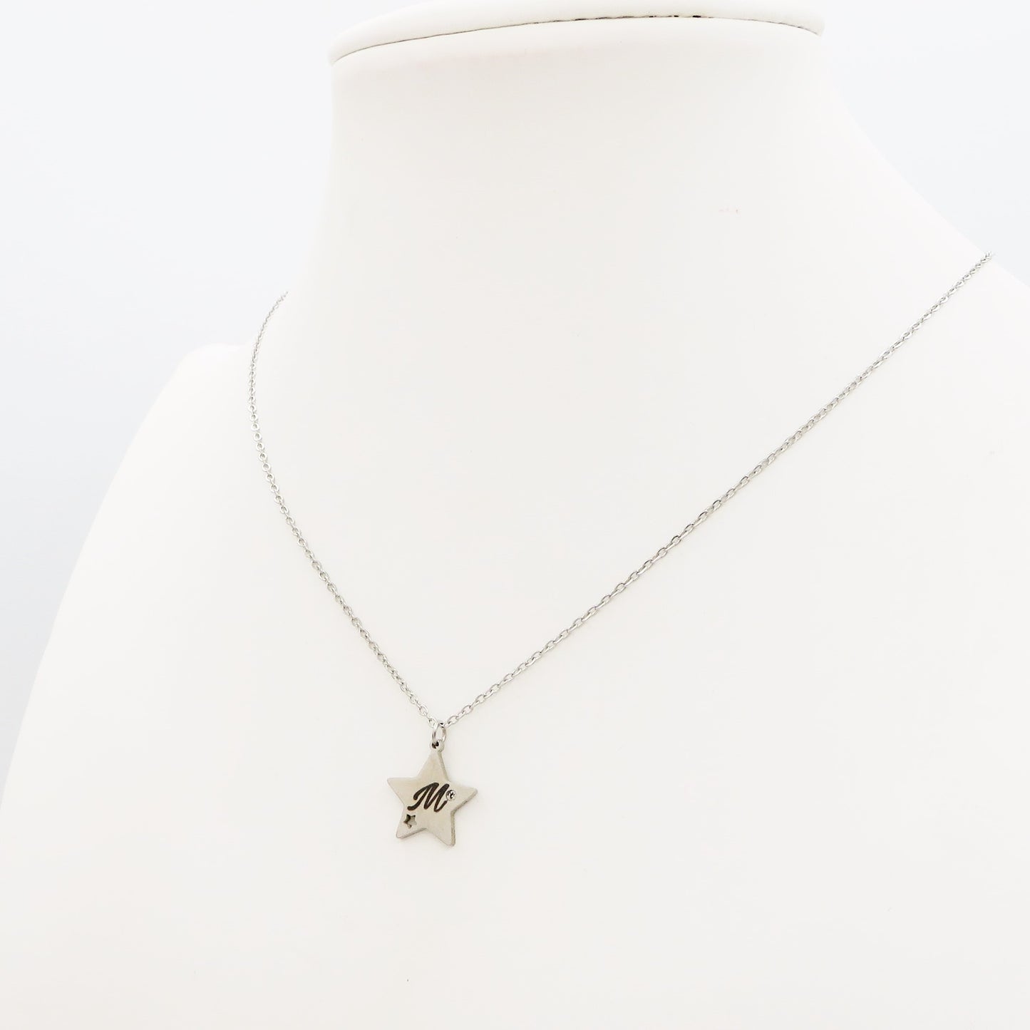 Collana Stellina - PERSONALIZZAMI ~ Collana in acciaio inossidabile + INCISIONE PERSONALIZZATA