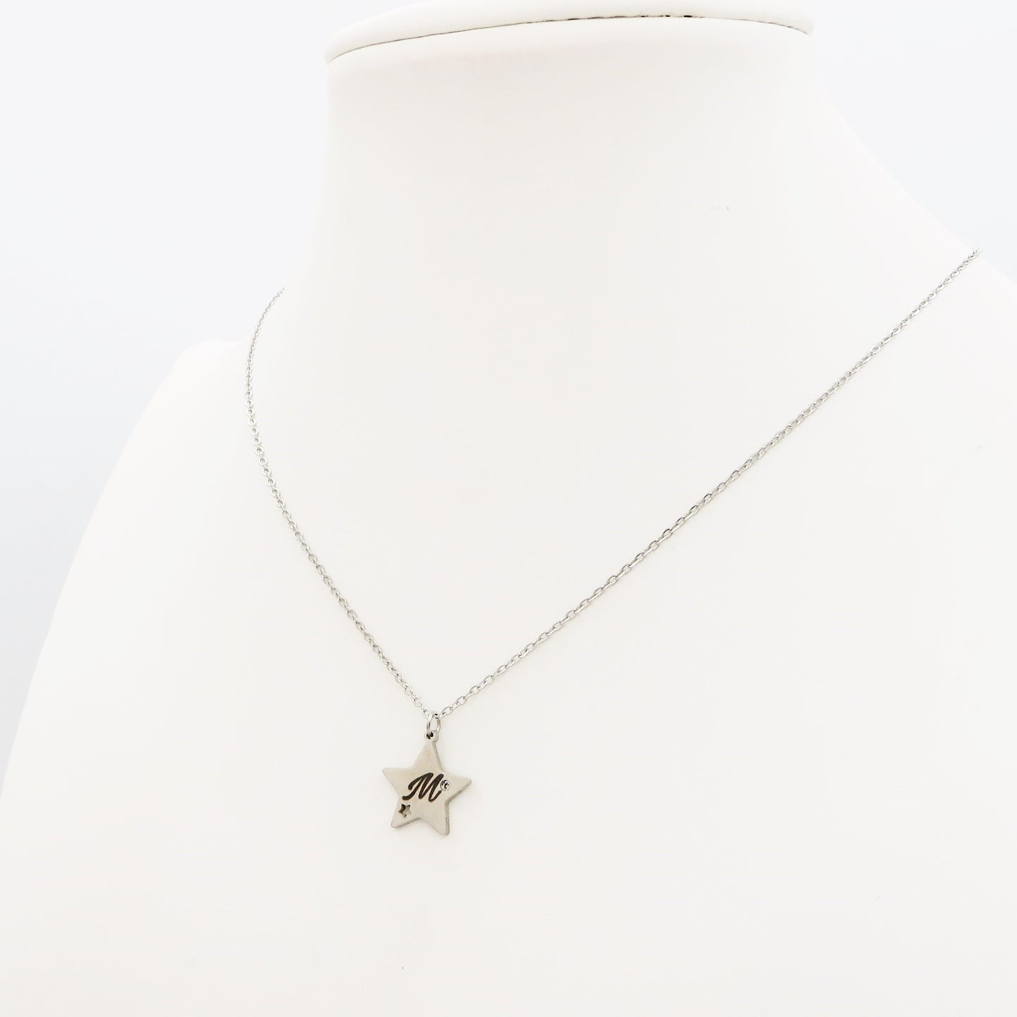 Collana Stellina - PERSONALIZZAMI ~ Collana in acciaio inossidabile + INCISIONE PERSONALIZZATA