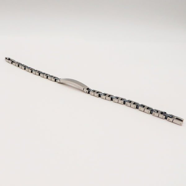 CROSS SET UOMO ~ Acciaio inossidabile Collana croce + bracciale