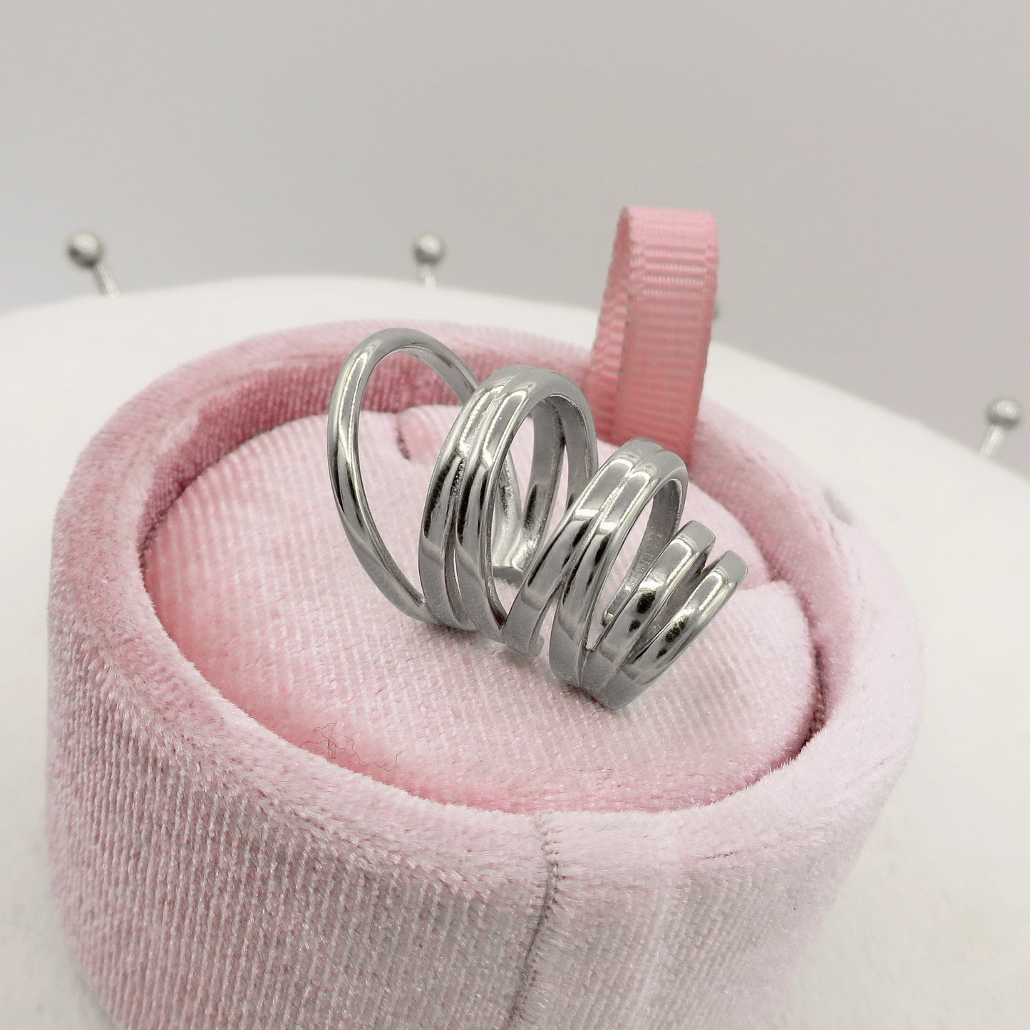 LILITH EARCUFF MULTIPLO ~ ACCIAIO Inossidabile orecchino Senza buco