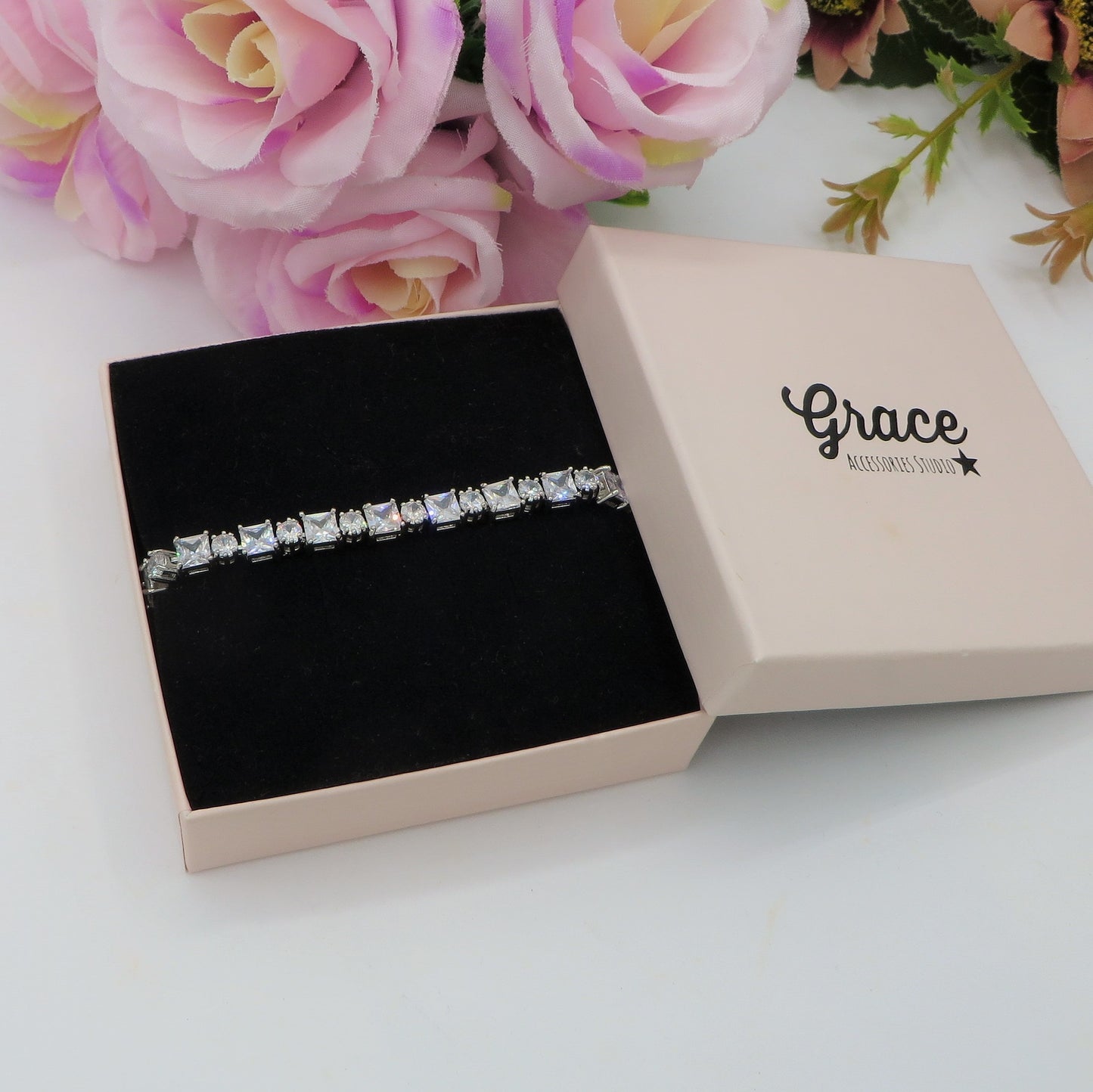 ARIANA - Bracciale Tennis con Cubic Zirconia colours