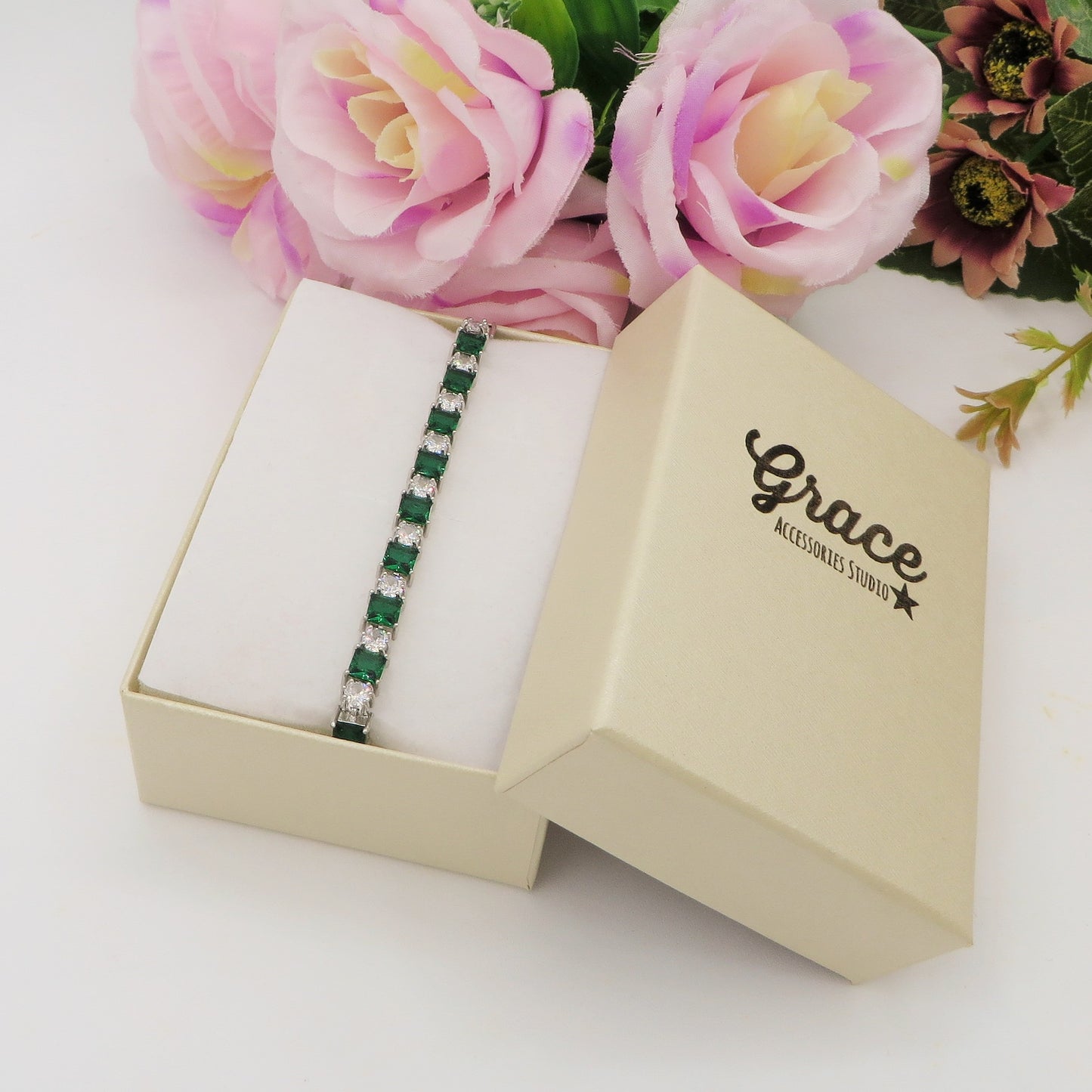 ARIANA - Bracciale Tennis con Cubic Zirconia colours