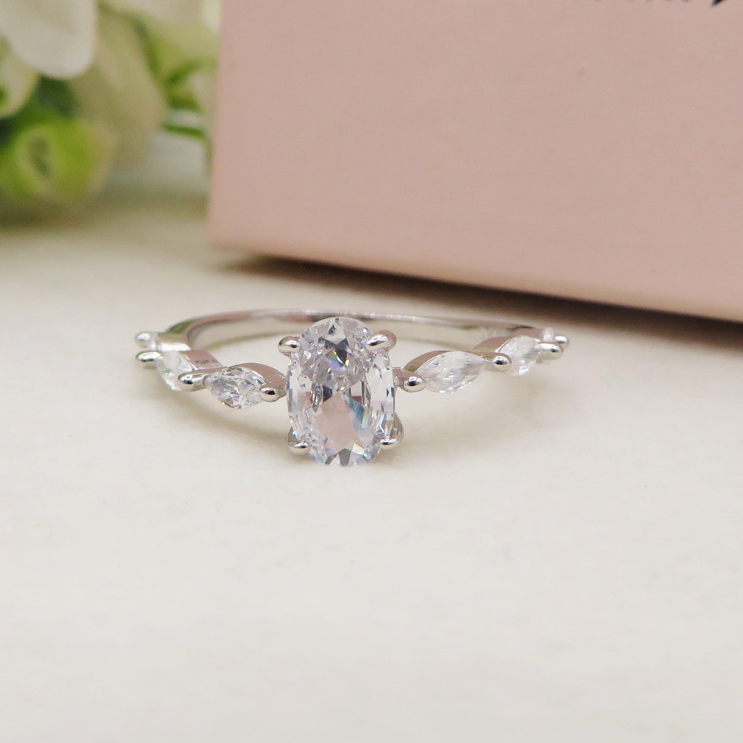 EDEN Anello in ARGENTO 925 ~ Anello con cubic zirconia