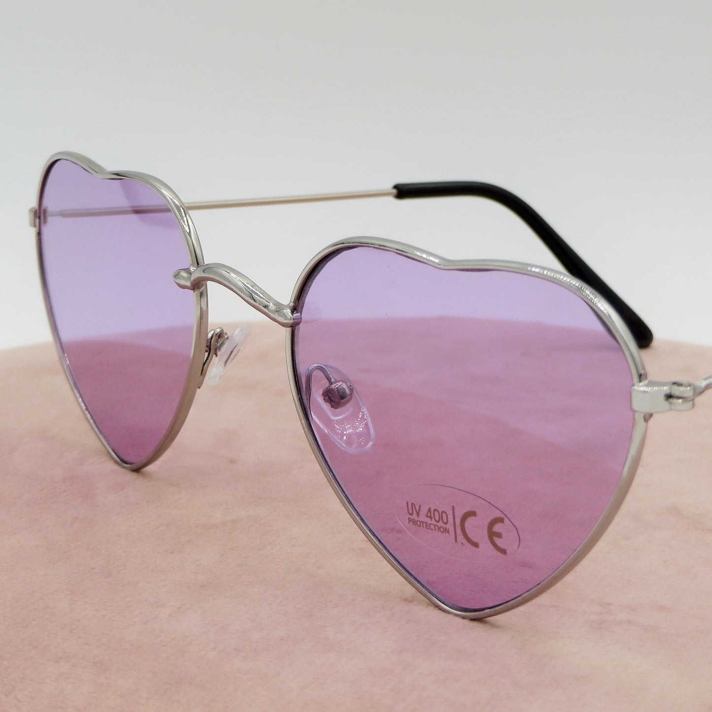 ADELINE - Occhiali da sole a cuore UV400 con custodia