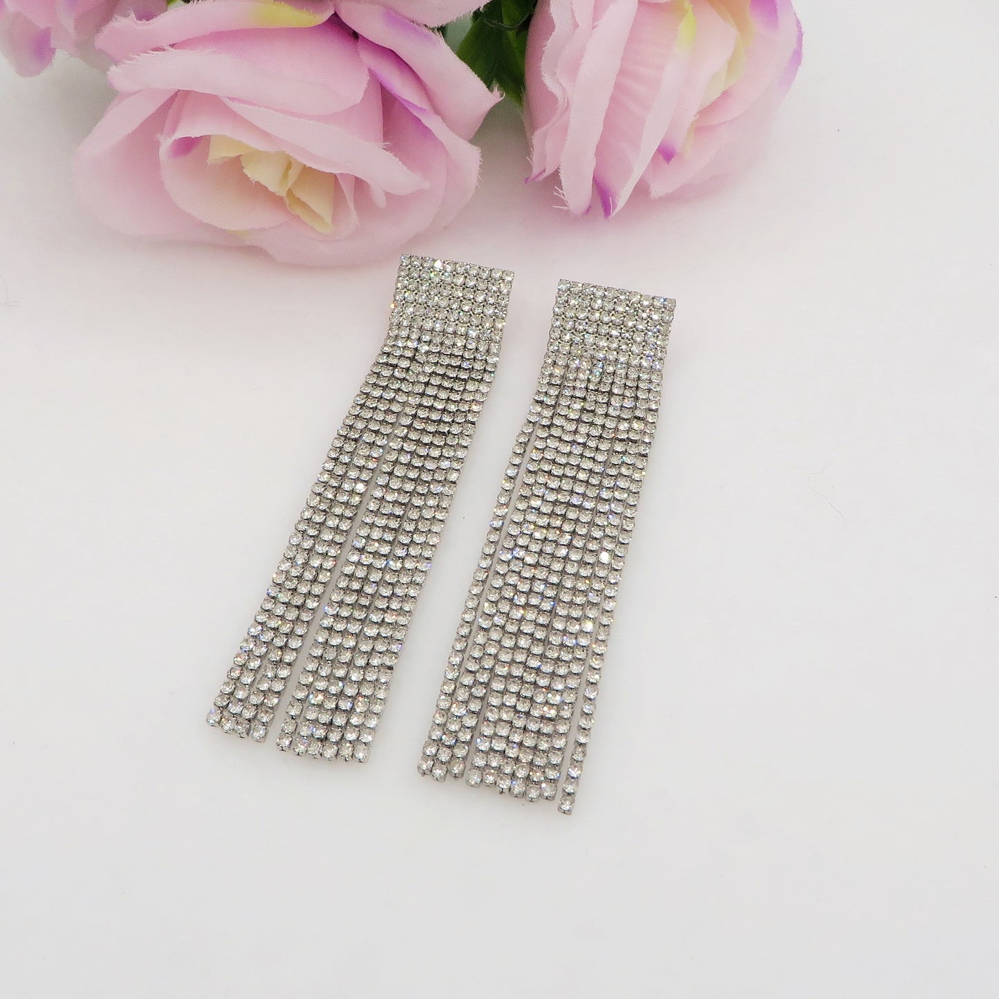 DESTINY ~ Orecchini a cascata in Cubic Zirconia