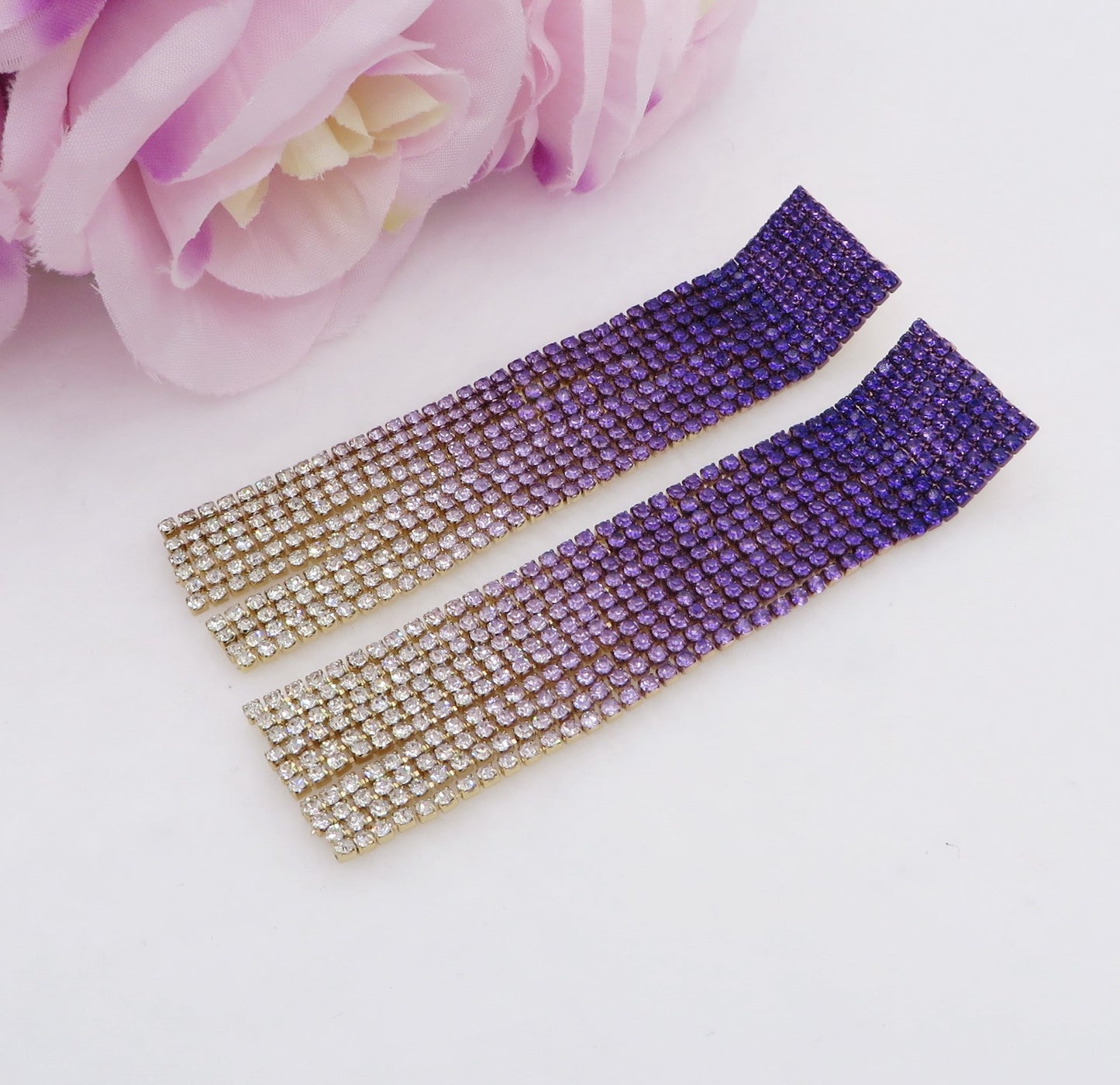 DESTINY ~ Orecchini a cascata in Cubic Zirconia
