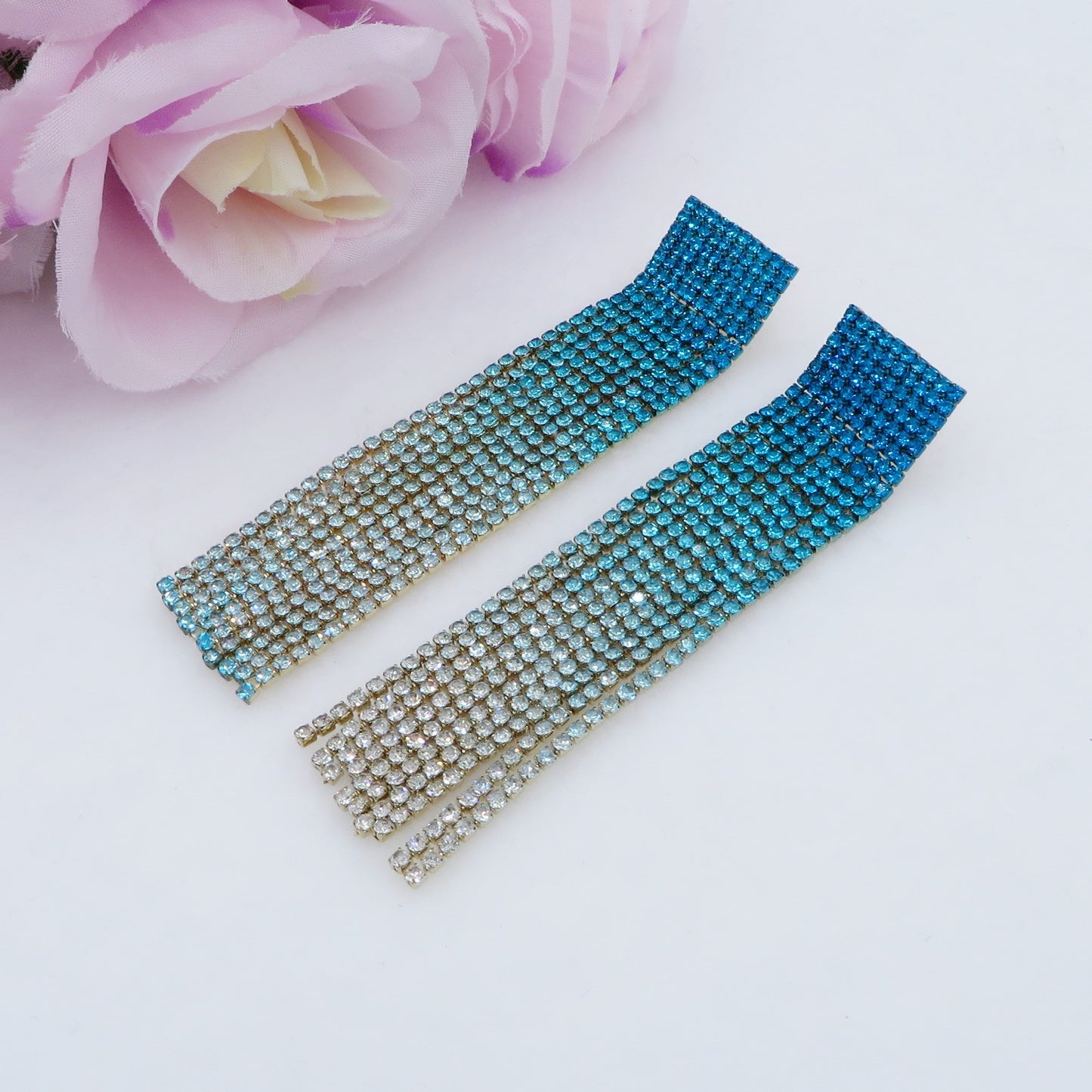 DESTINY ~ Orecchini a cascata in Cubic Zirconia