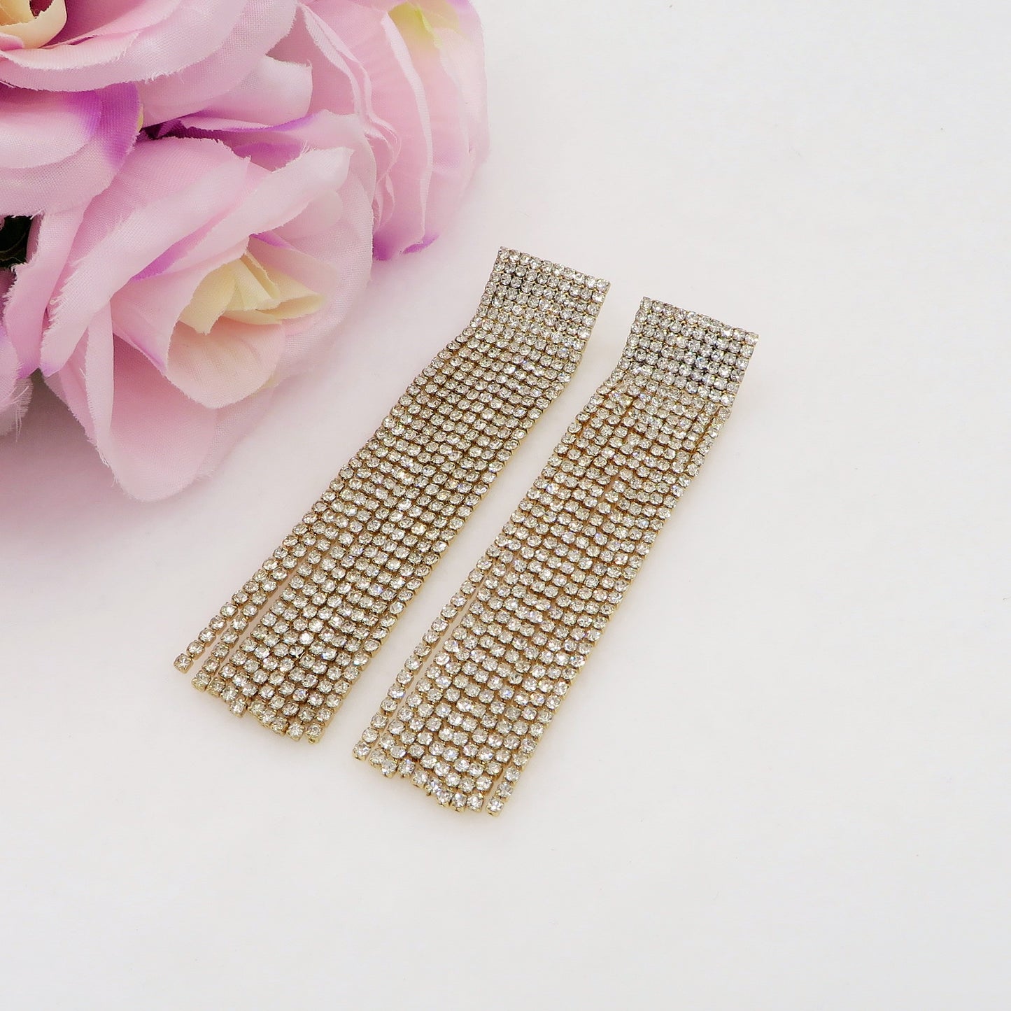 DESTINY ~ Orecchini a cascata in Cubic Zirconia