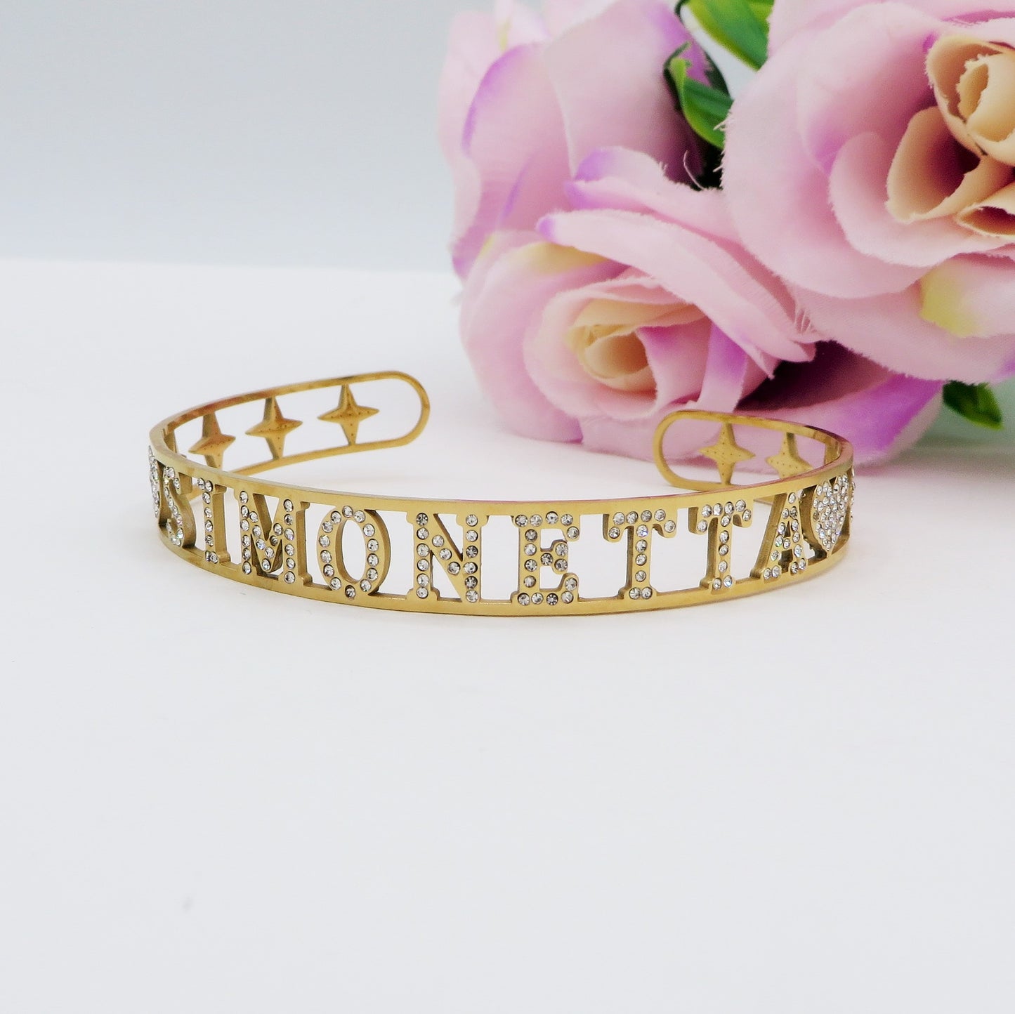 Bracciale BRILLIANT - NOME PERSONALIZZATO in Acciaio Inossidabile