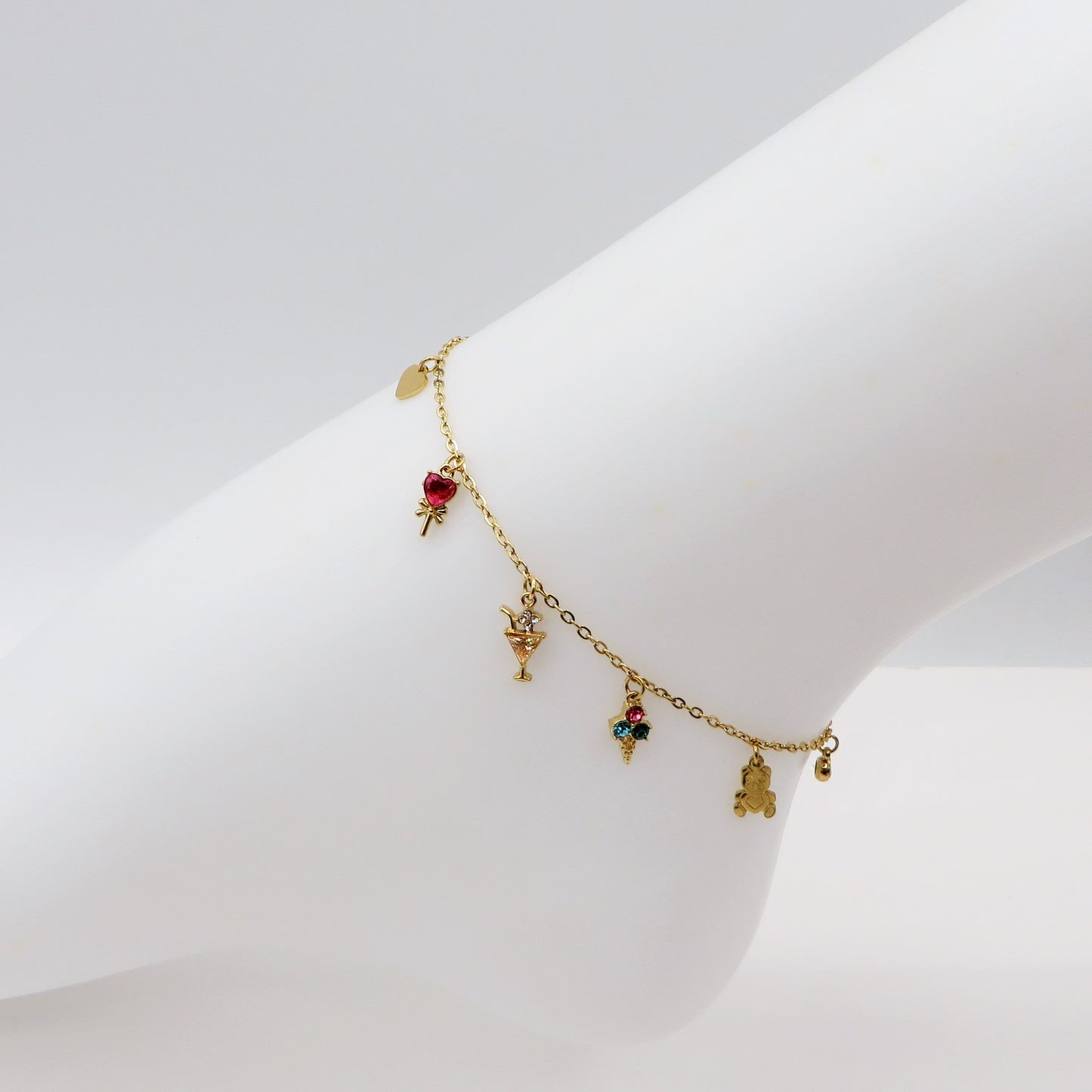 CANDY CAVIGLIERA - in ACCIAIO inossidabile con pendenti in cubic zirconia