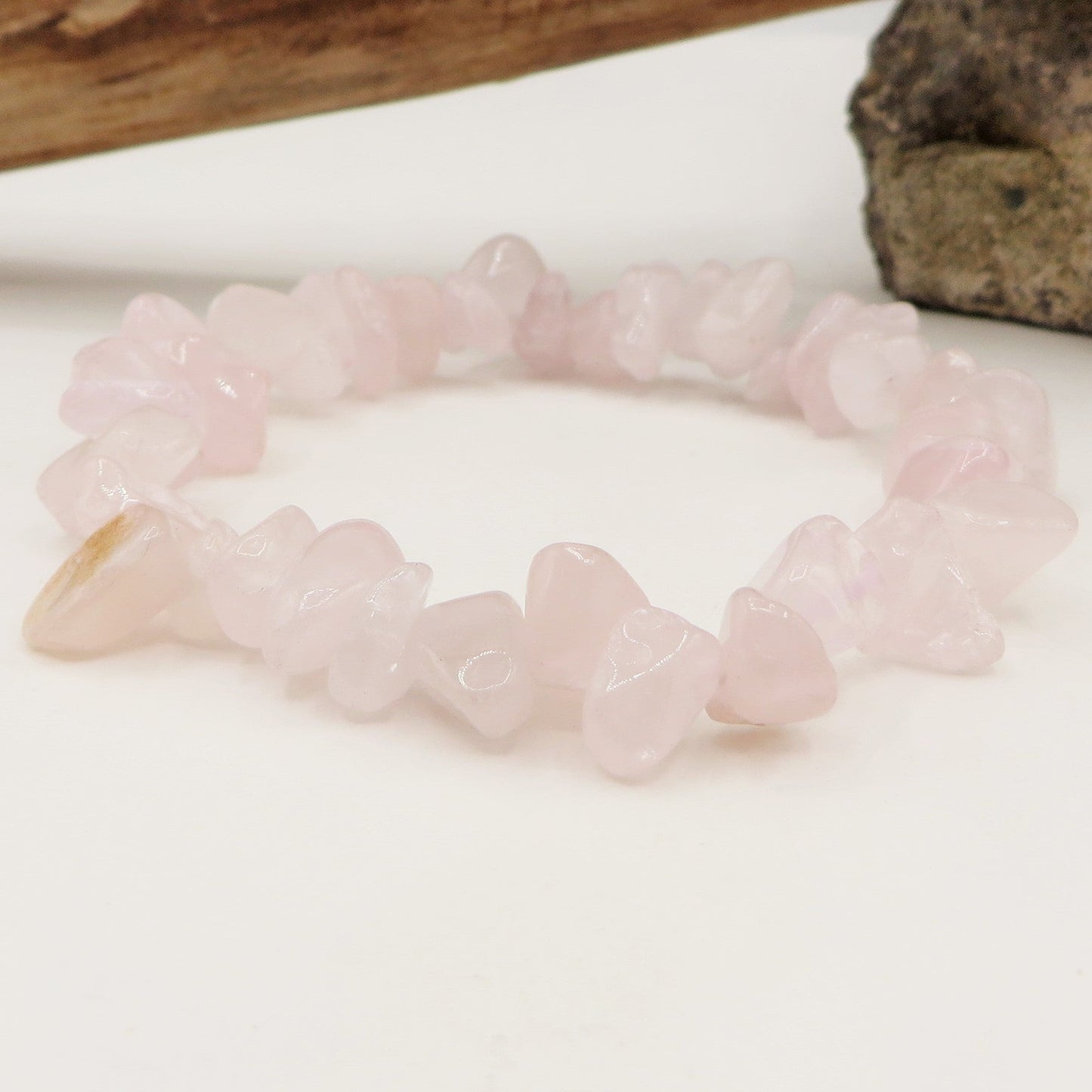 CHAKRA CHIPS ~ Bracciale in chips QUARZO ~ Nirvana Stones