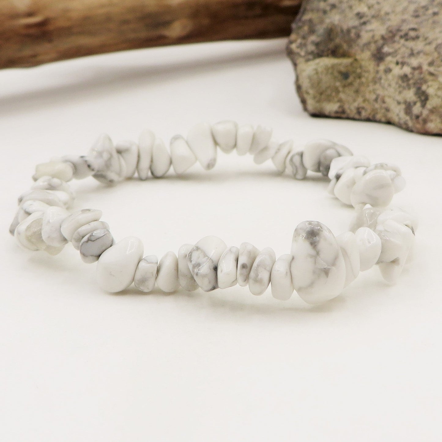 CHAKRA CHIPS ~ Bracciale in chips QUARZO ~ Nirvana Stones