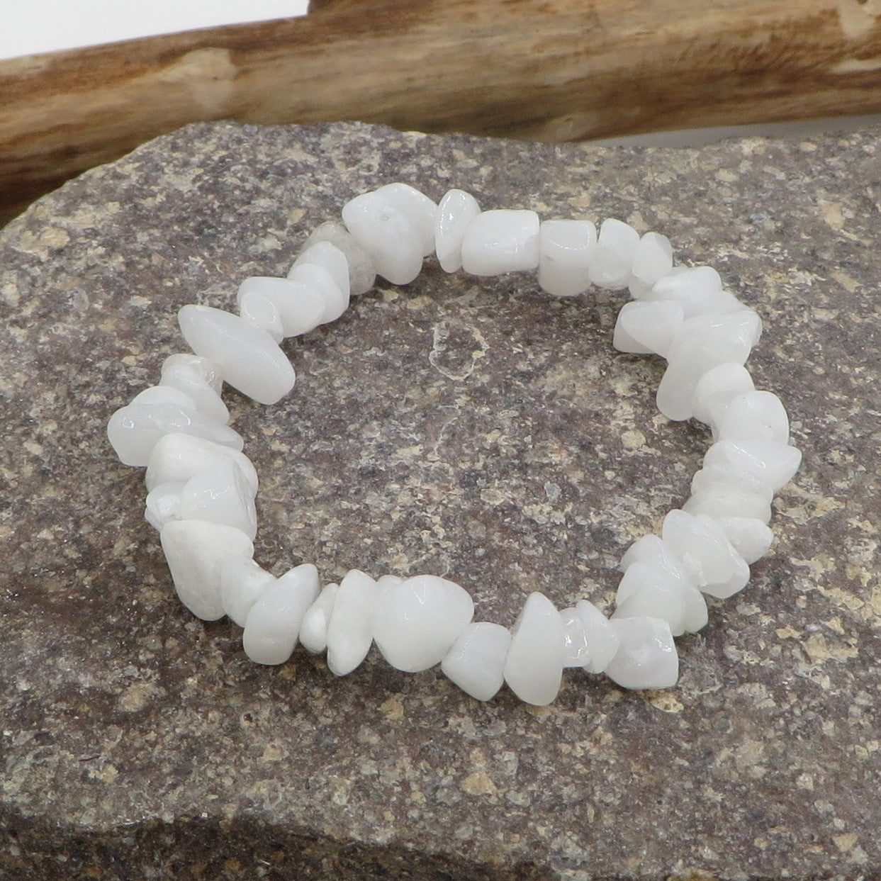 CHAKRA CHIPS ~ Bracciale in chips QUARZO ~ Nirvana Stones