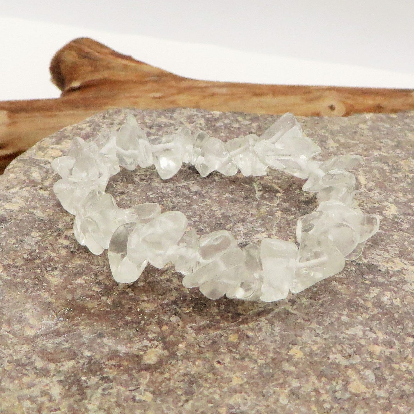 CHAKRA CHIPS ~ Bracciale in chips QUARZO ~ Nirvana Stones