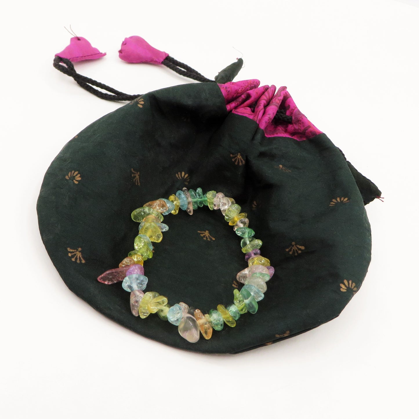 CHAKRA CHIPS ~ Bracciale in chips QUARZO ~ Nirvana Stones