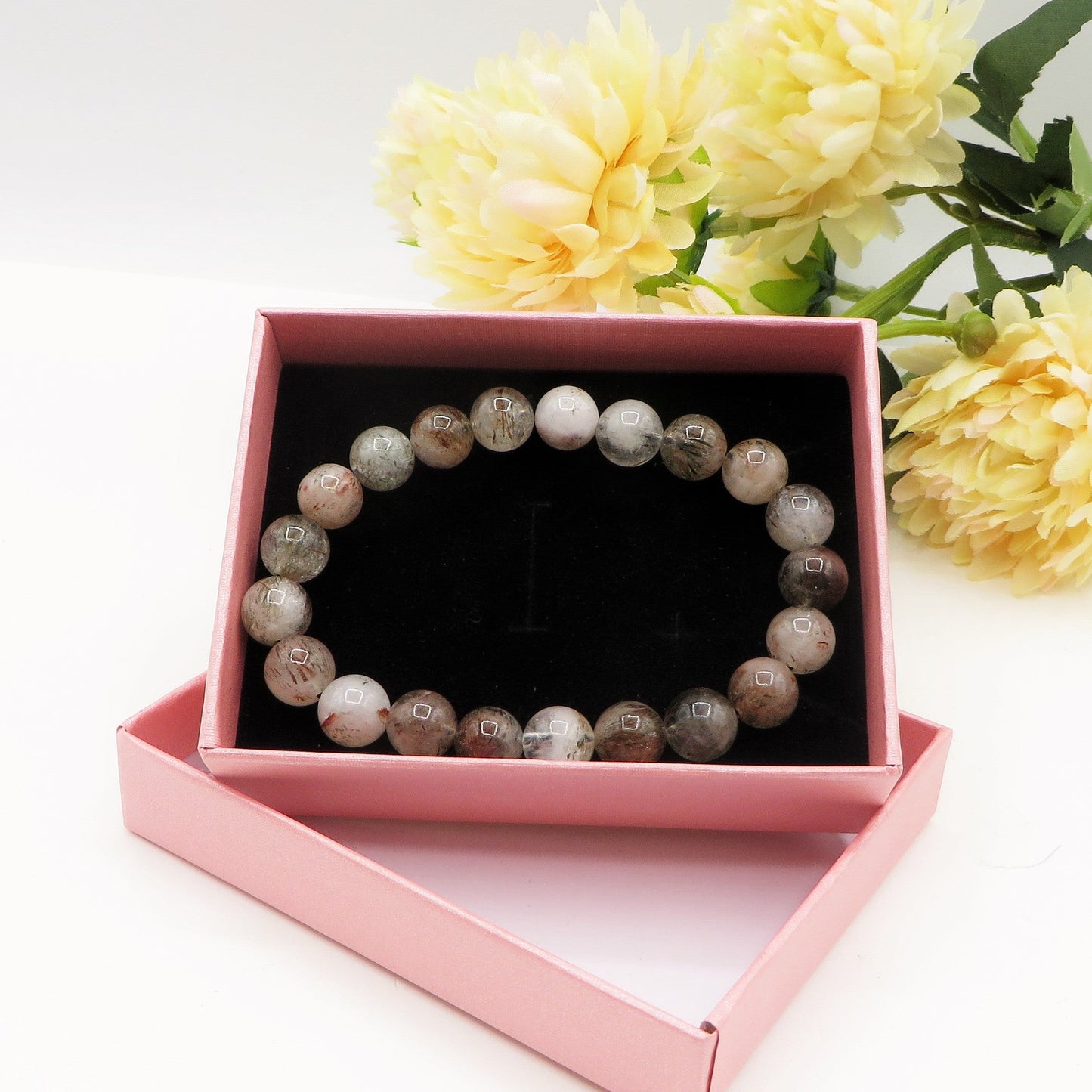 Sandarasa ~ Bracciale in QUARZO SUPER SEVEN naturale Black Gold ~ qualita' AAA
