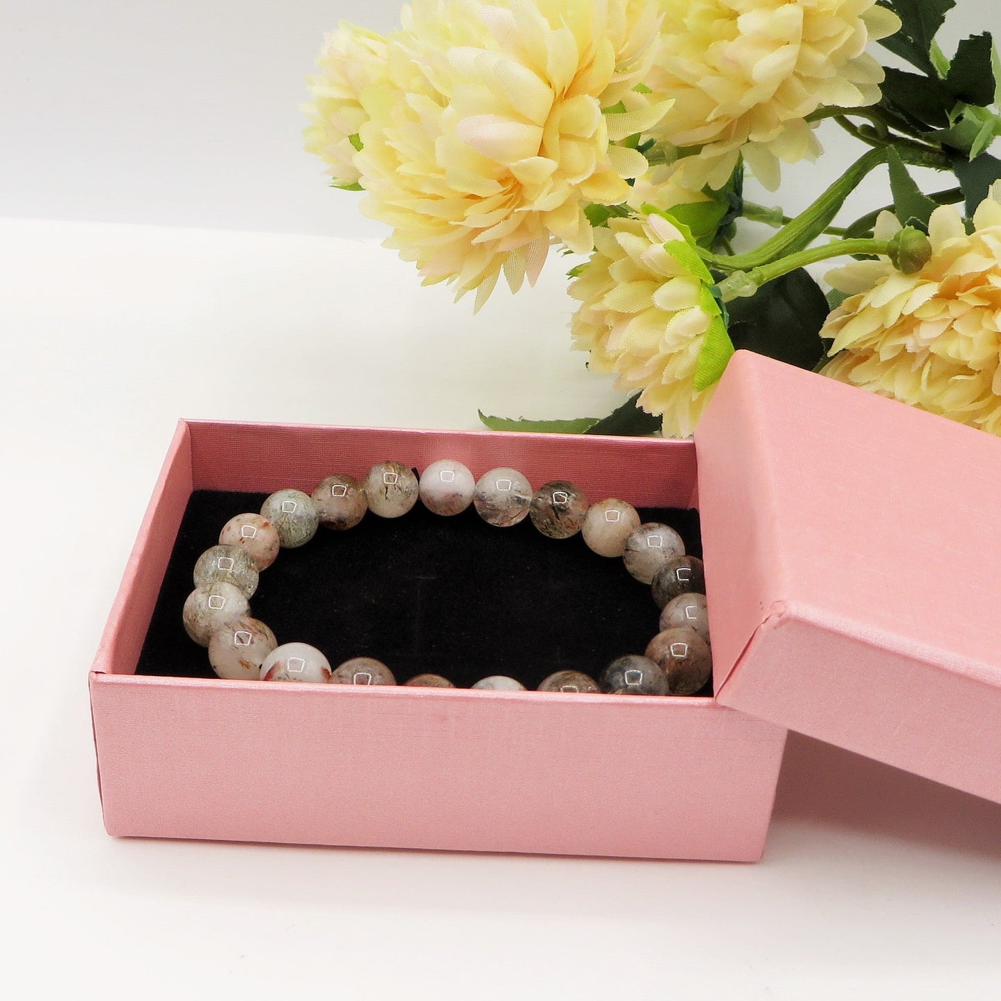 Sandarasa ~ Bracciale in QUARZO SUPER SEVEN naturale Black Gold ~ qualita' AAA