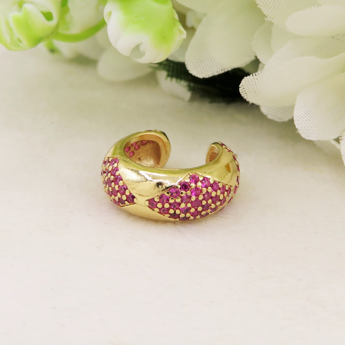 MARY ~ Earcuff con cubic zirconia