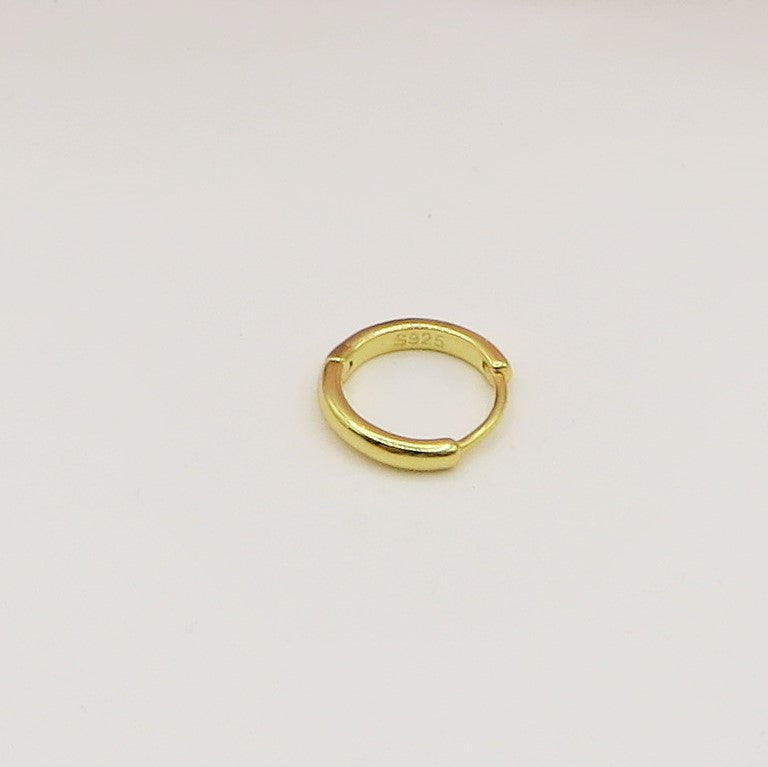 MINI cerchi basic ARGENTO 925 ~ paio Orecchini mini cerchio 10mm