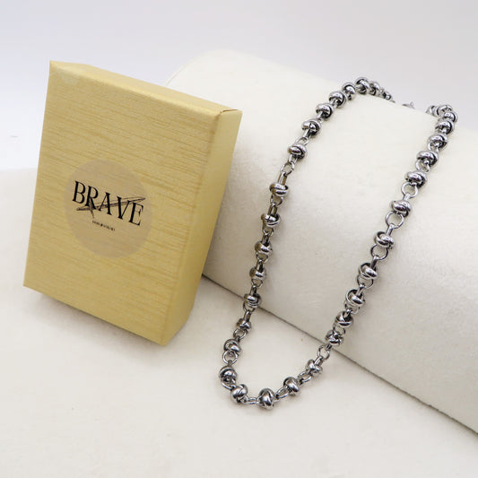 VALHALLA - Collana uomo catena NODI ACCIAIO INOSSIDABILE