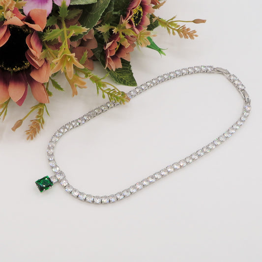 CHRISTY LUXE - Collier con Cubic Zirconia e pendente