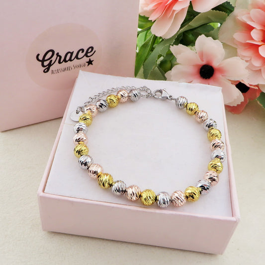 Bracciale Pallini MILLELUCI Argento - Oro - Rose gold ~ Bracciale UNISEX in ACCIAIO INOSSIDABILE