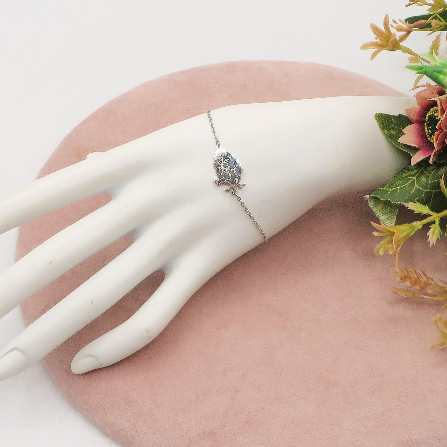 HUMAN HEART~ ACCIAIO inossidabile - Bracciale cuore anatomico