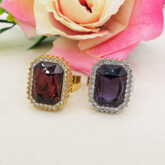 ARIEL LUXE Anello ACCIAIO INOSSIDABILE - Anello con Cubic Zirconia